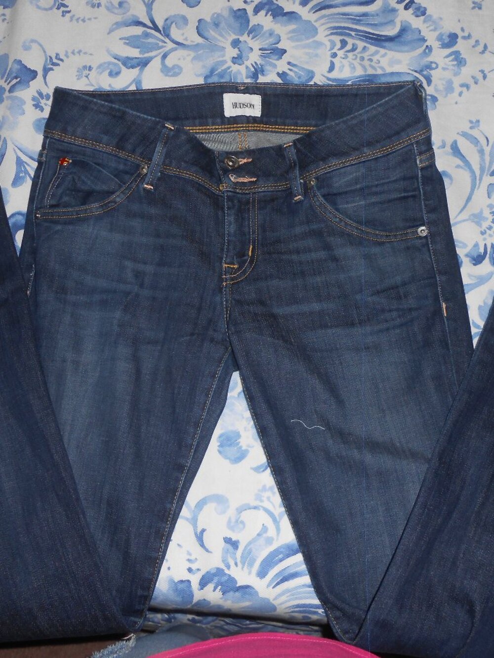 Hudson Jeans Womens 28 Beth Baby Boot Low Rise Skinny Stretch Denim mint